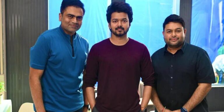 Thaman with vijay