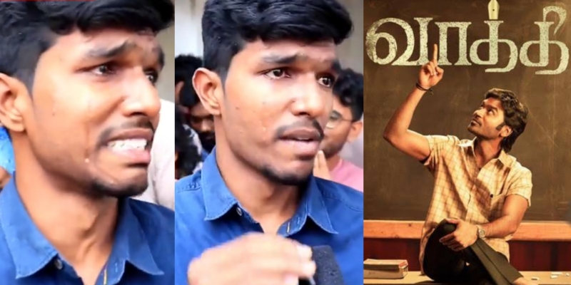 Dhansuh fan cries after watching vaathi